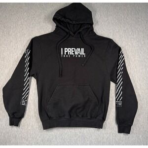 I Prevail Hoodie Black True Power Album Pullover Graphic Band Merch Metalcore